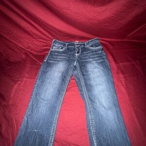 Maurices Dark Blue Flare Jeans